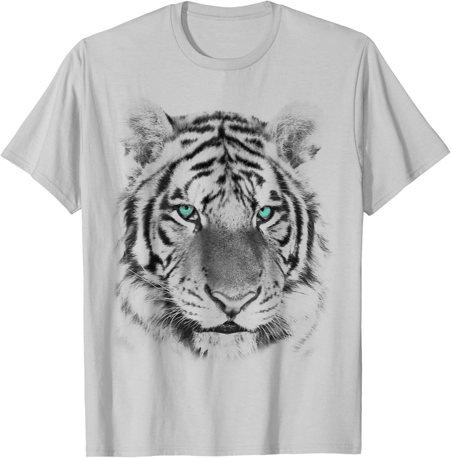 Tiger Vintage Style | Distressed Trendy Graphic T-Shirt - T-Shirt | Ash