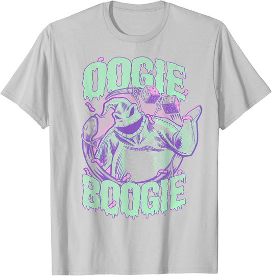 Disney The Nightmare Before Christmas Oogie Boogie Portrait T-Shirt - T-Shirt | Ash