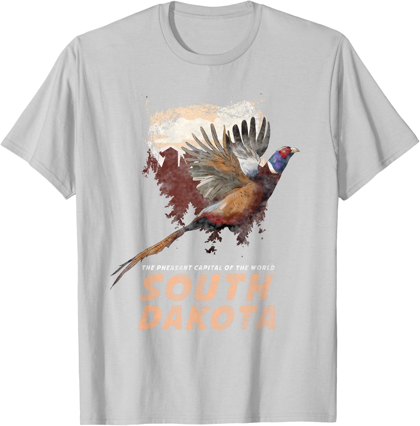 Pheasant Hunting t Upland Midwest outdoorsmen T-Shirt - T-Shirt | Ash