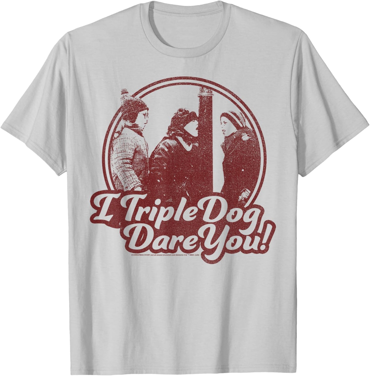 A Christmas Story I Triple Dog Dare You T-Shirt - T-Shirt | Ash