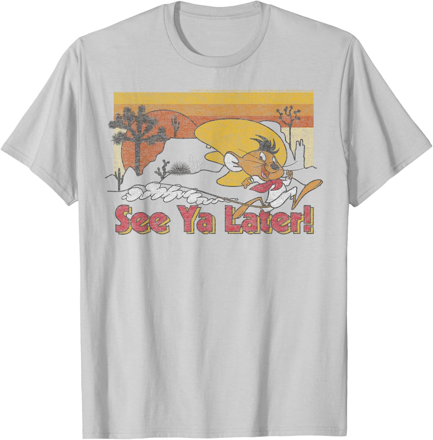 Looney Tunes Speedy Gonzales See Ya Later T-Shirt - T-Shirt | Ash