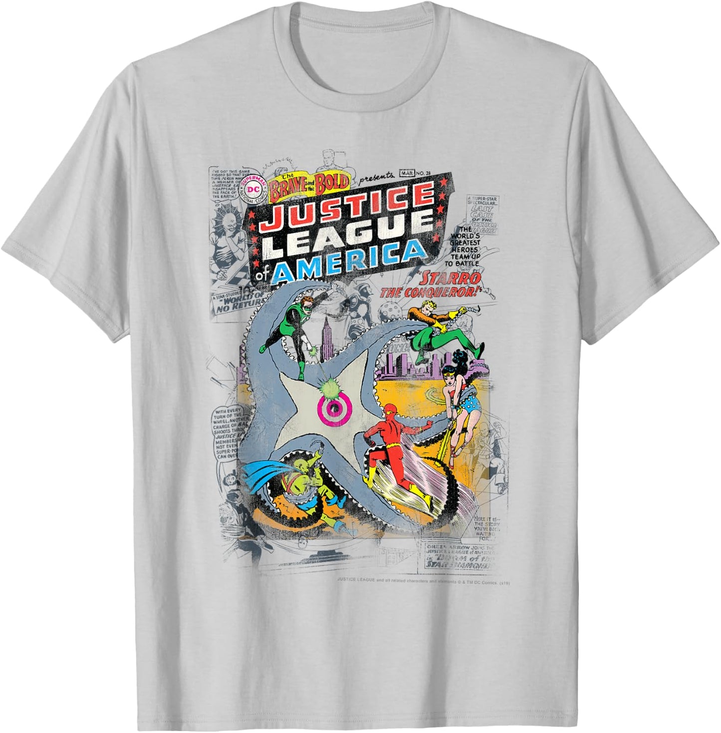 DC Comics Justice League Starro Comic Cover T-Shirt - T-Shirt | Ash