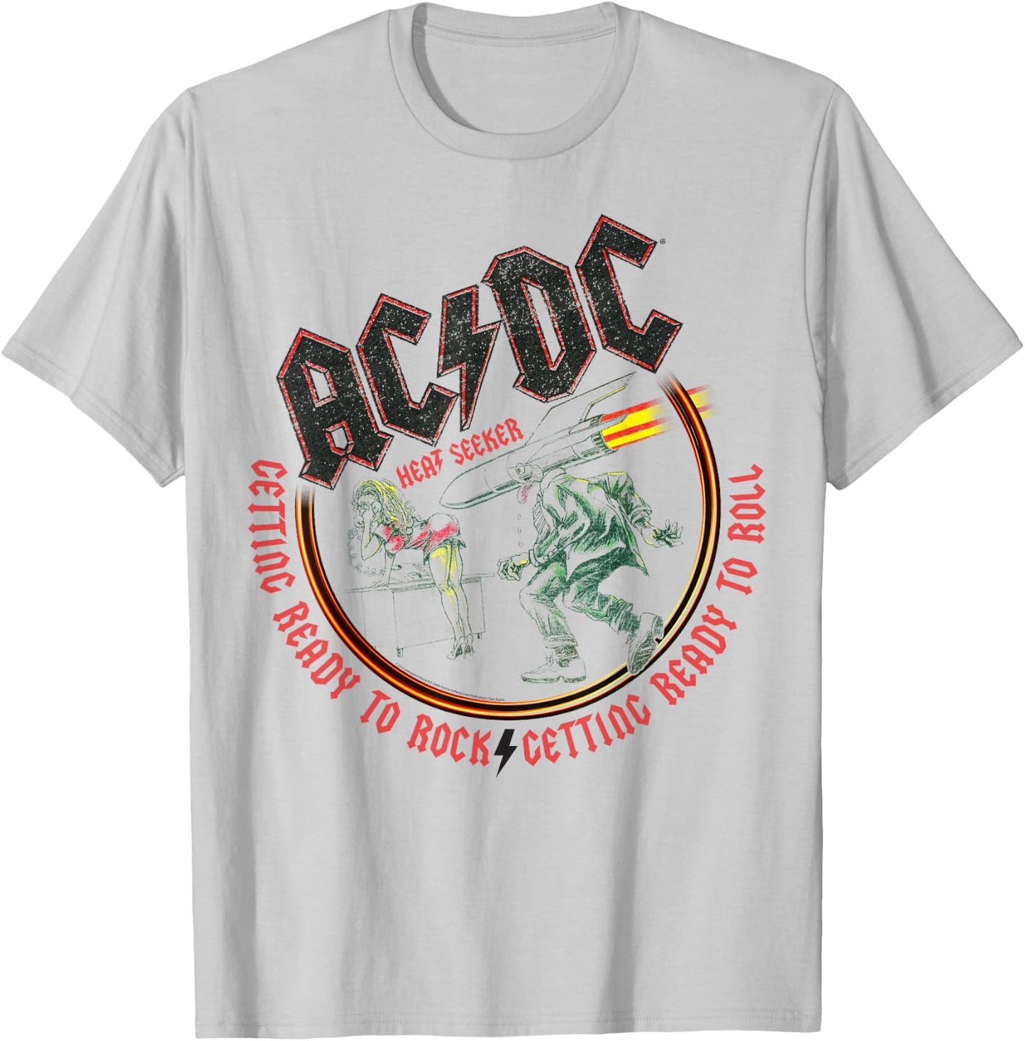 AC/DC - Getting Ready to Rock T-Shirt - T-Shirt | Ash