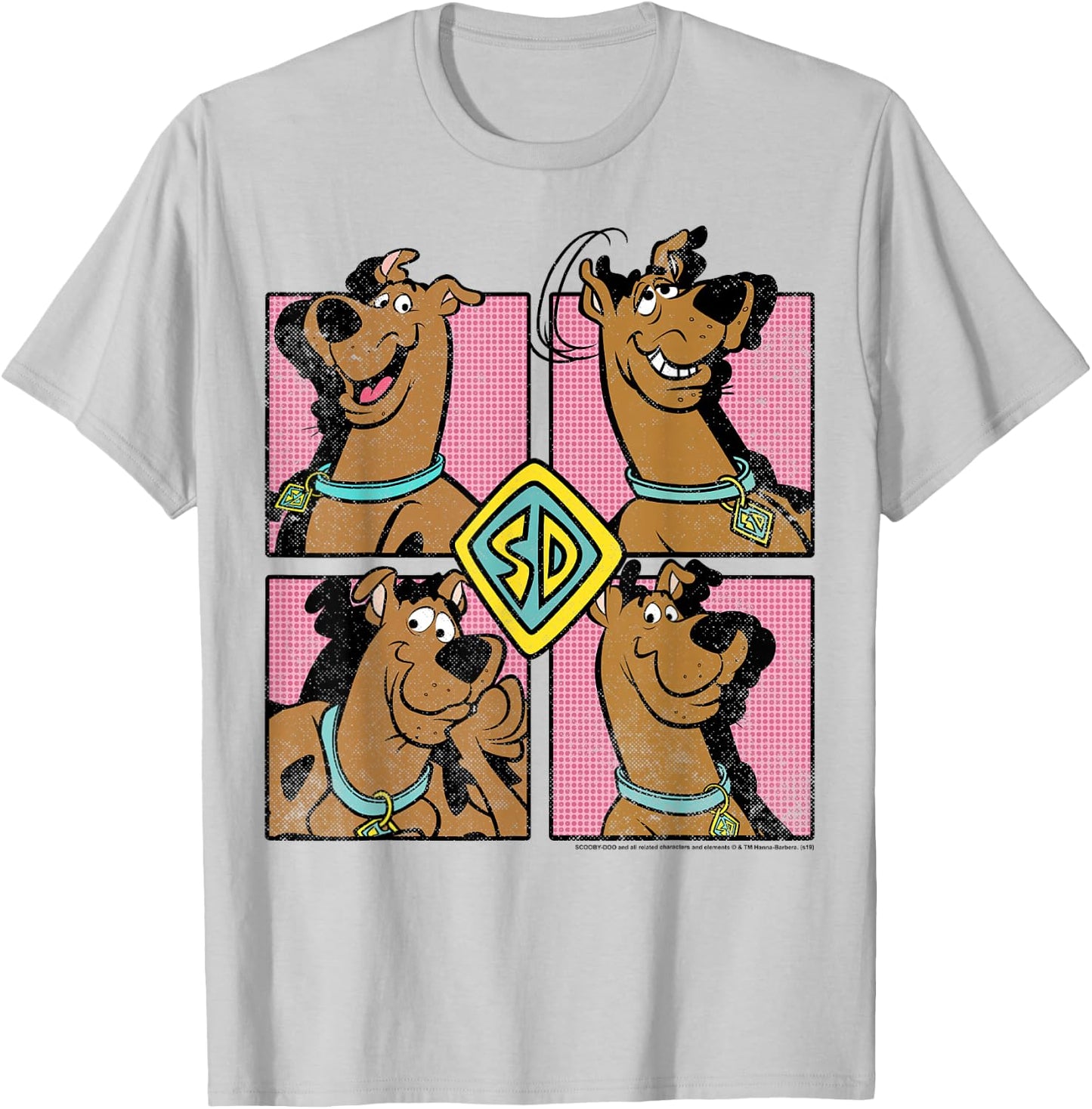 Scooby-Doo Expressions Box Up Small T-Shirt - T-Shirt | Ash