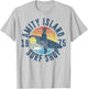 Jaws Amity Island Surf Shop 1975 Retro Logo T-Shirt - T-Shirt | Ash