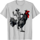 funny design Bachelorette Party cool Cowboy Riding Chicken T-Shirt - T-Shirt | Ash