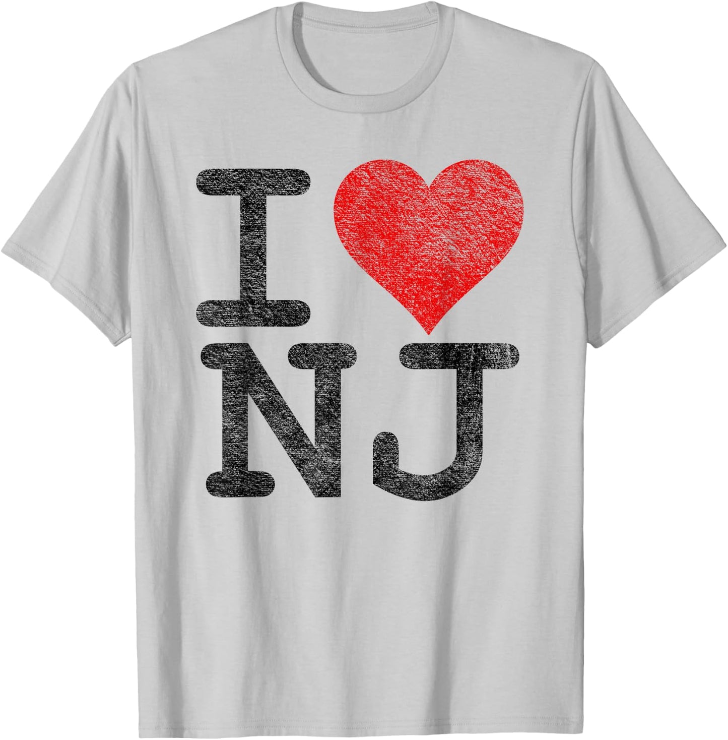 I Love New Jersey I Heart NJ T-Shirt - T-Shirt | Ash
