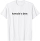 Kamala IS brat Shirt 2024 Harris campaign green meme Summer Women T-Shirt - T-Shirt | White