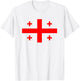 Georgia Georgian flag T-Shirt - T-Shirt | White