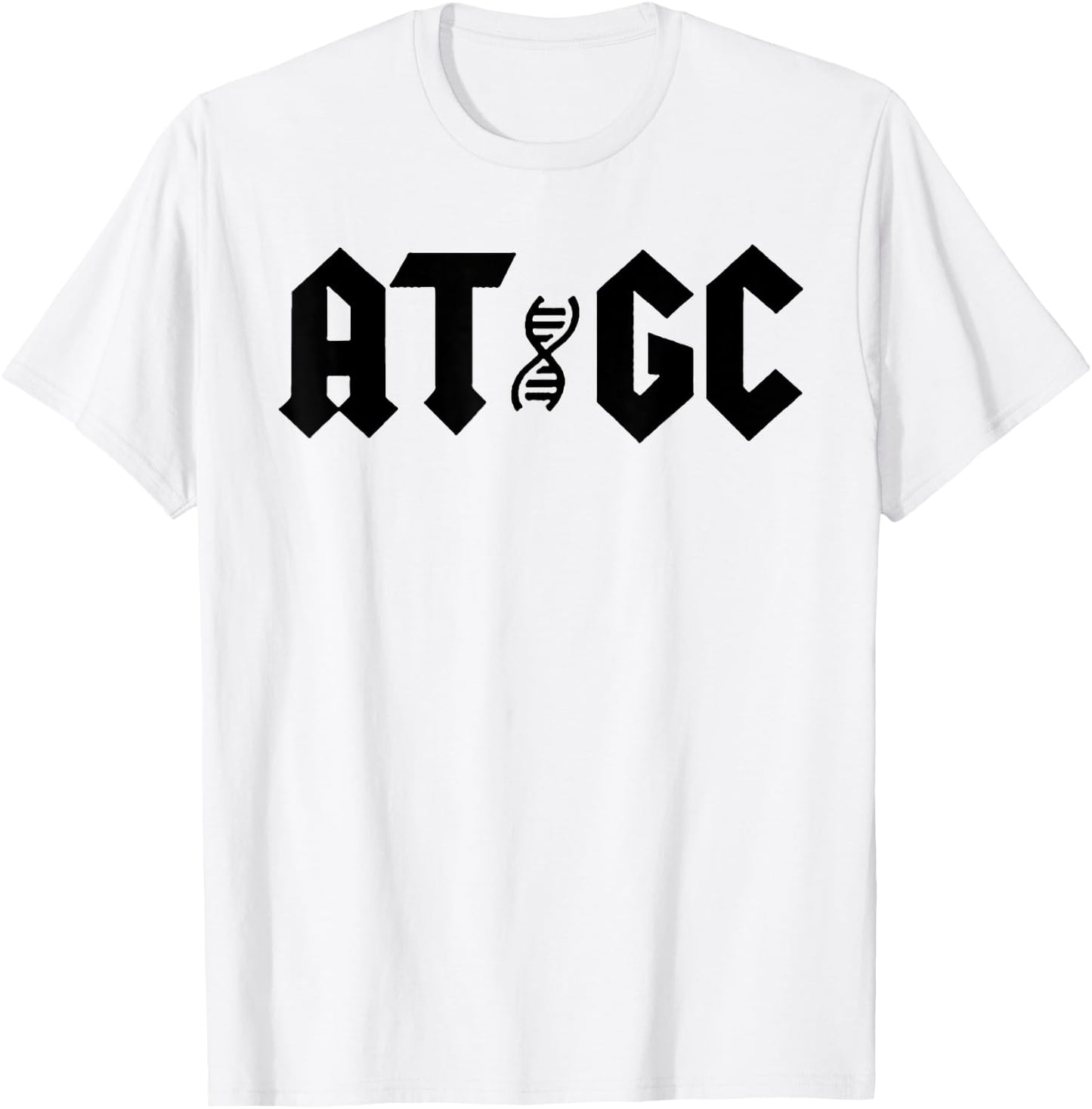 AT GC DNA Science T-Shirt - T-Shirt | White