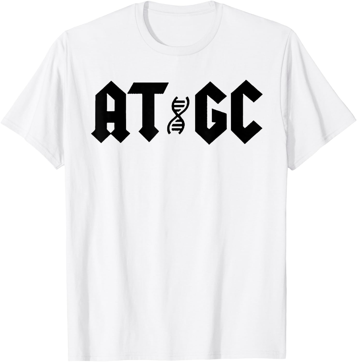 AT GC DNA Science T-Shirt - T-Shirt | White