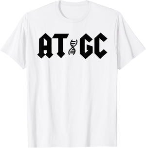 AT GC DNA Science T-Shirt - T-Shirt | White