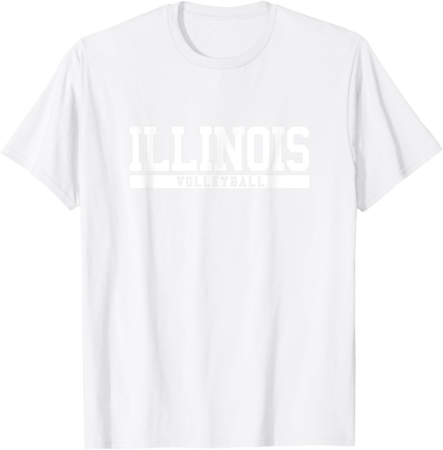 Illinois Volleyball T-Shirt - T-Shirt | White