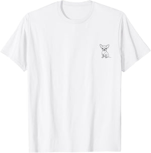 Chihuahua Aesthetic T-Shirt - T-Shirt | White