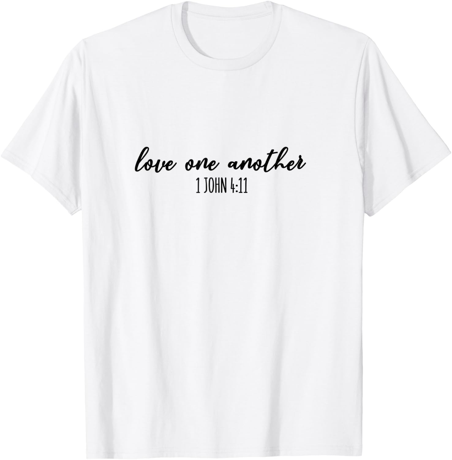 Love One Another - Gift & Men, Christian T-Shirt - T-Shirt | White