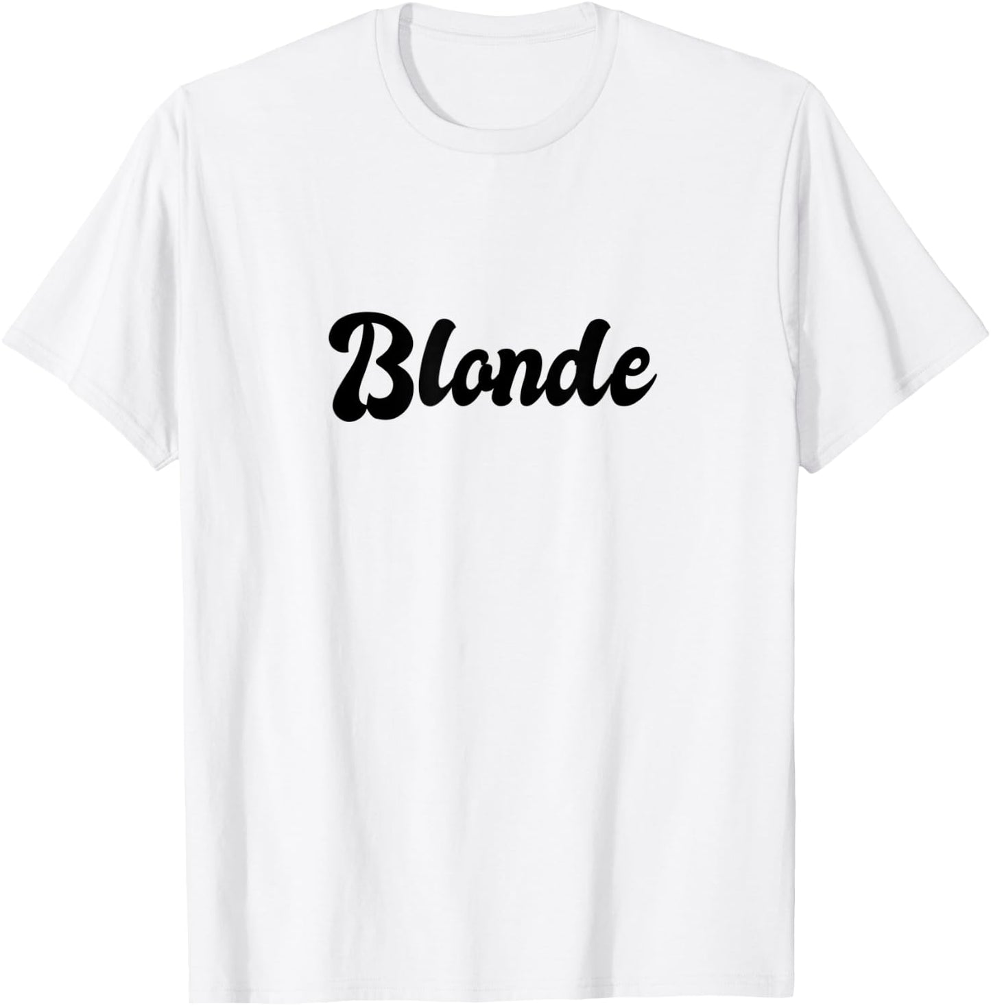 Blonde Retro T-Shirt - T-Shirt | White