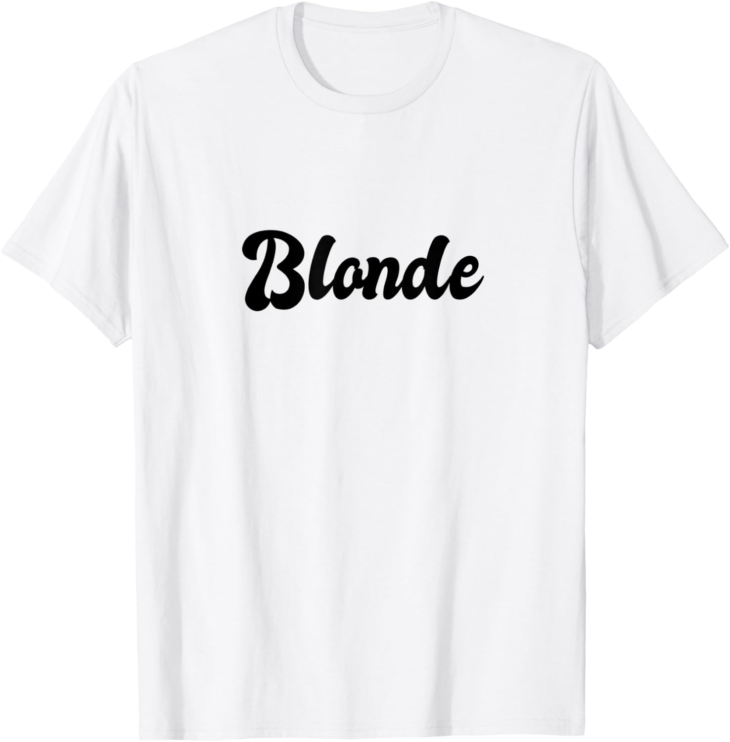 Blonde Retro T-Shirt - T-Shirt | White