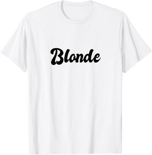 Blonde Retro T-Shirt - T-Shirt | White
