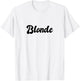 Blonde Retro T-Shirt - T-Shirt | White