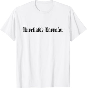 Unreliable Narrator - Unique Storyteller for Book Lovers T-Shirt - T-Shirt | White