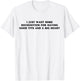 I Just Want Some Recognition For Having Good Tits Funny Y2K T-Shirt - T-Shirt | White
