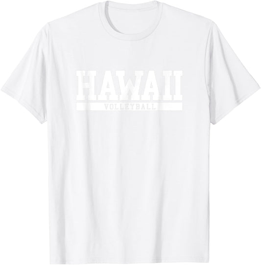 Hawaii Volleyball T-Shirt - T-Shirt | White