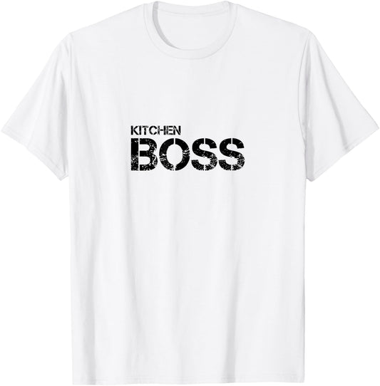 Kitchen Boss White Chef T-Shirt - T-Shirt | White