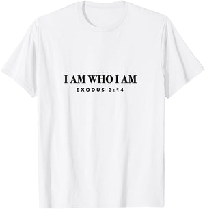 Exodus 3:14 - Gift & Men, Christian T-Shirt - T-Shirt | White