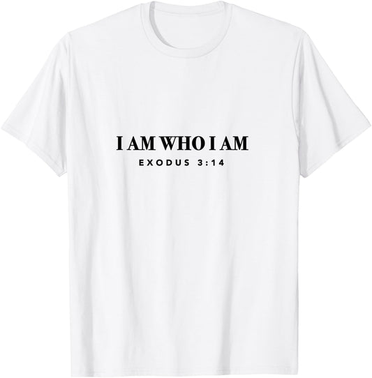 Exodus 3:14 - Gift & Men, Christian T-Shirt - T-Shirt | White