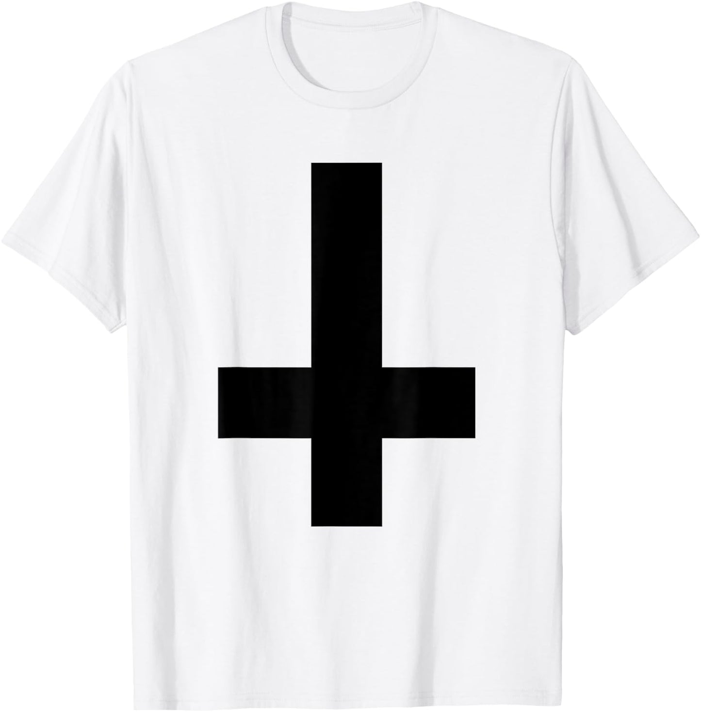 Inverted cross - Antichrist T-Shirt - T-Shirt | White
