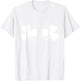 Shamrock Boobies - Adult Green Irish Breasts Lucky Clovers T-Shirt - T-Shirt | White