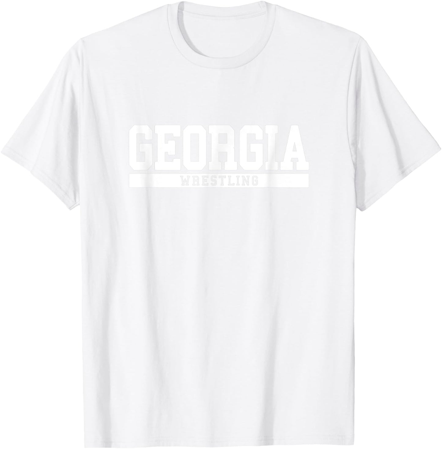 Georgia Wrestling T-Shirt - T-Shirt | White