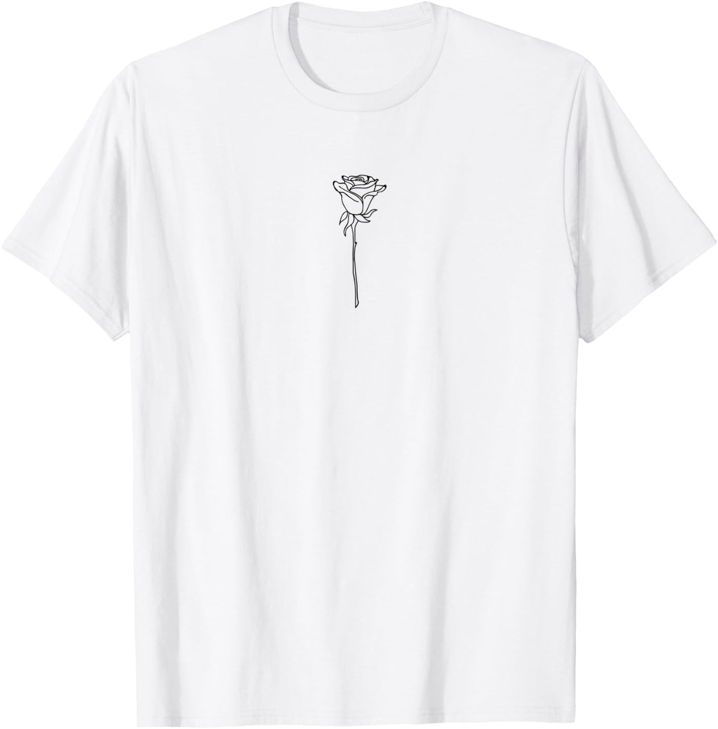 Aesthetic Rose Soft Grunge Punk Clothes Women Artsy Girl T-Shirt - T-Shirt | White