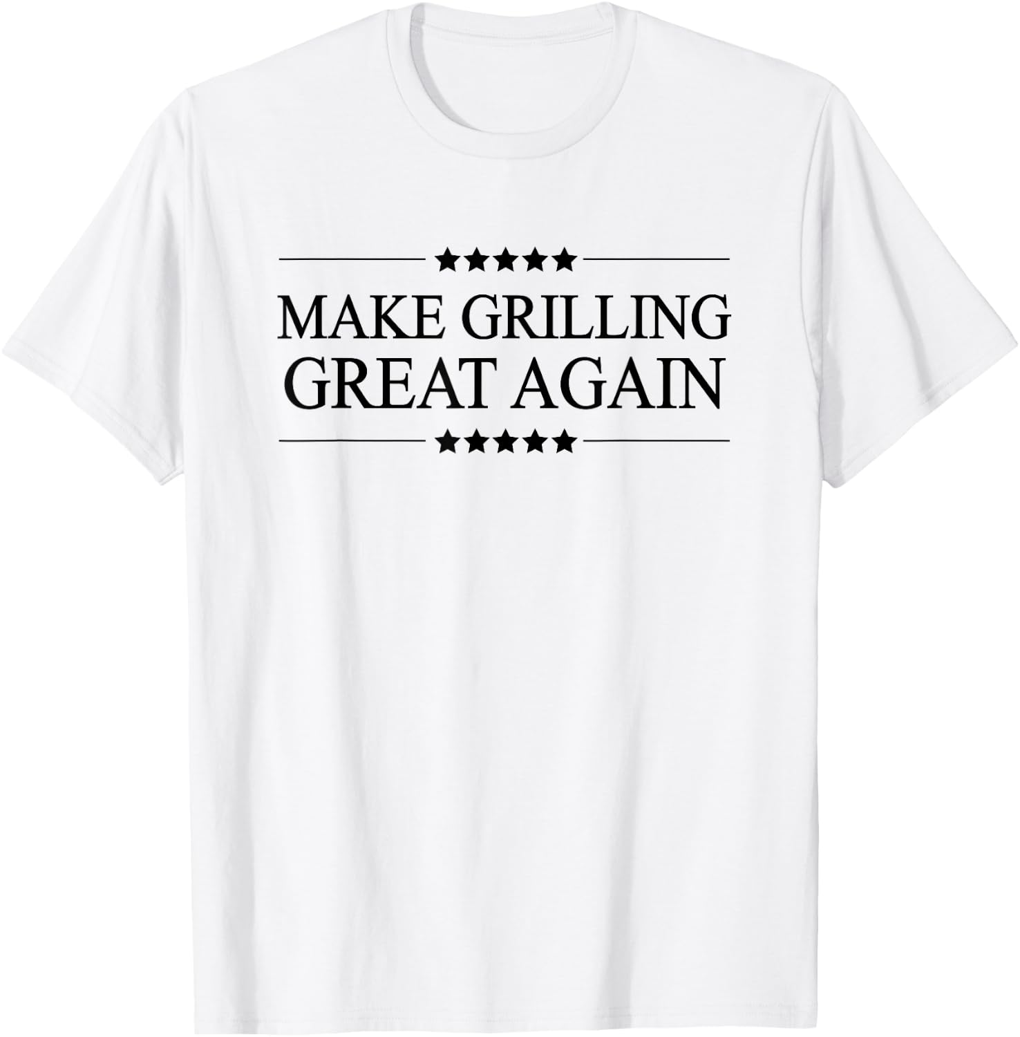 MAKE GRILLING GREAT AGAIN | Funny Gift BBQ T-Shirt - T-Shirt | White