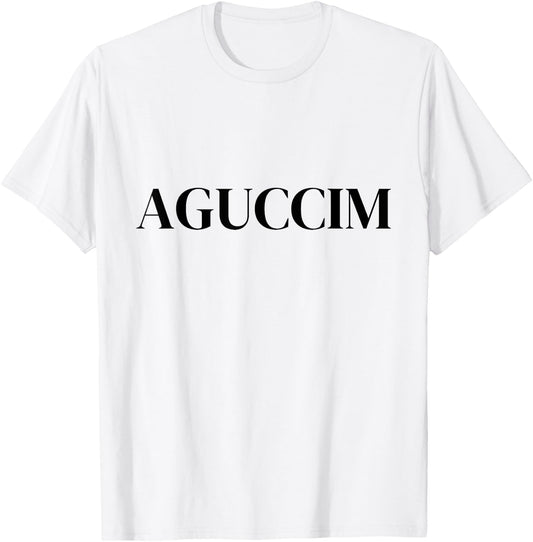 Korean meme funny Aguccim T-Shirt - T-Shirt | White