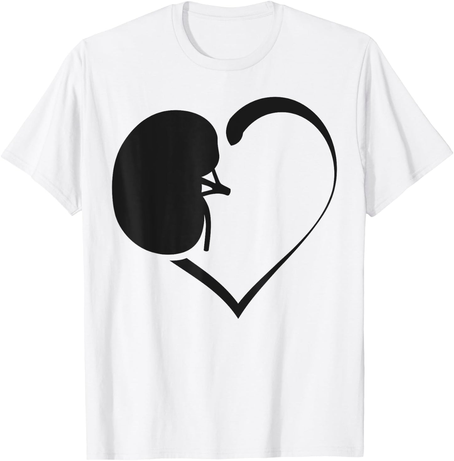 Dialysis Nurse Tech Technician Kidney Heart T-Shirt - T-Shirt | White