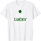 One Lucky Poppy St. Patrick's Day Funny Irish T-Shirt - T-Shirt | White