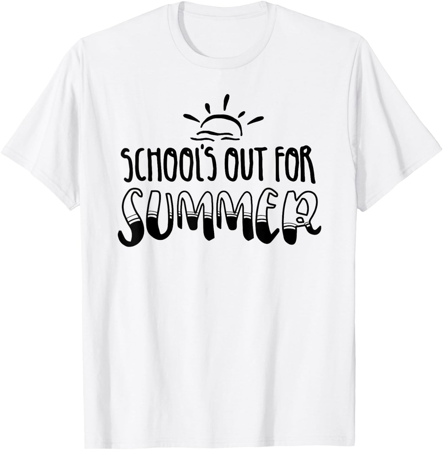 Retro Last Day Of School Schools Out For Summer Teacher Women Kids T-Shirt - T-Shirt | White