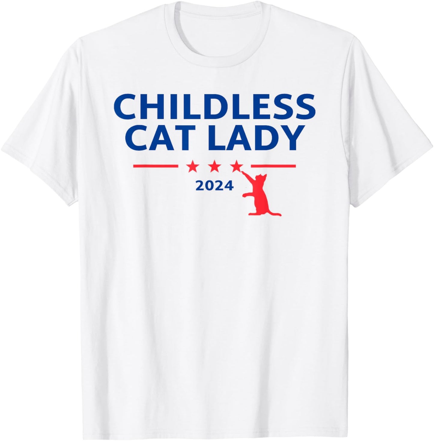 Childless Cat Lady T-Shirt - T-Shirt | White