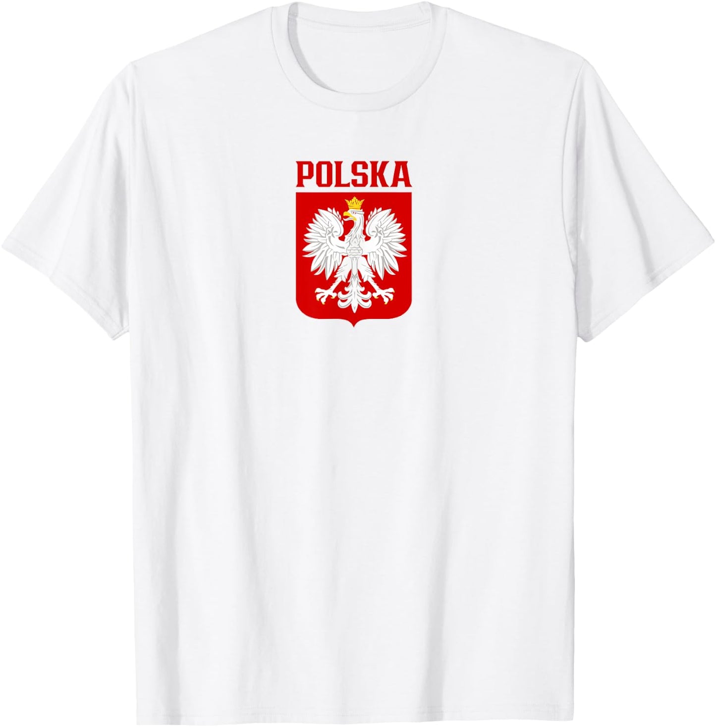 Polska, Polish White Eagle, Polskie Godlo, Polish Emblem T-Shirt - T-Shirt | White