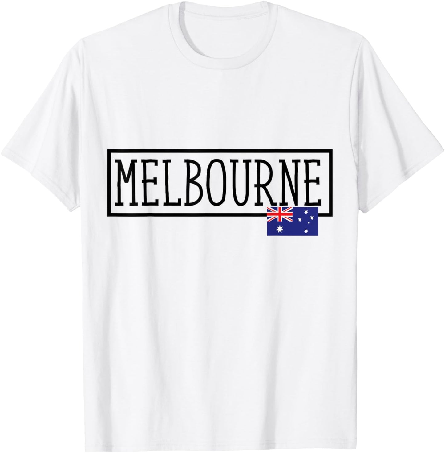 Melbourne Australia Country City Australian Fun Women Men T-Shirt - T-Shirt | White