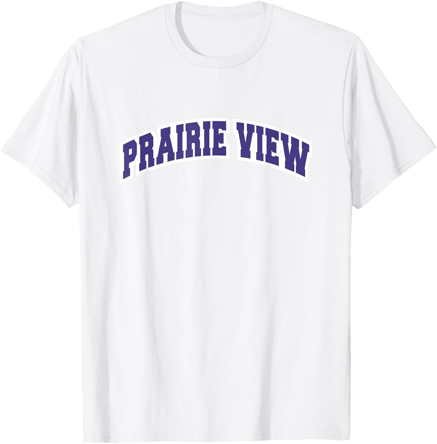 Prairie View Texas Classic Athletic Sports Grey T-Shirt - T-Shirt | White