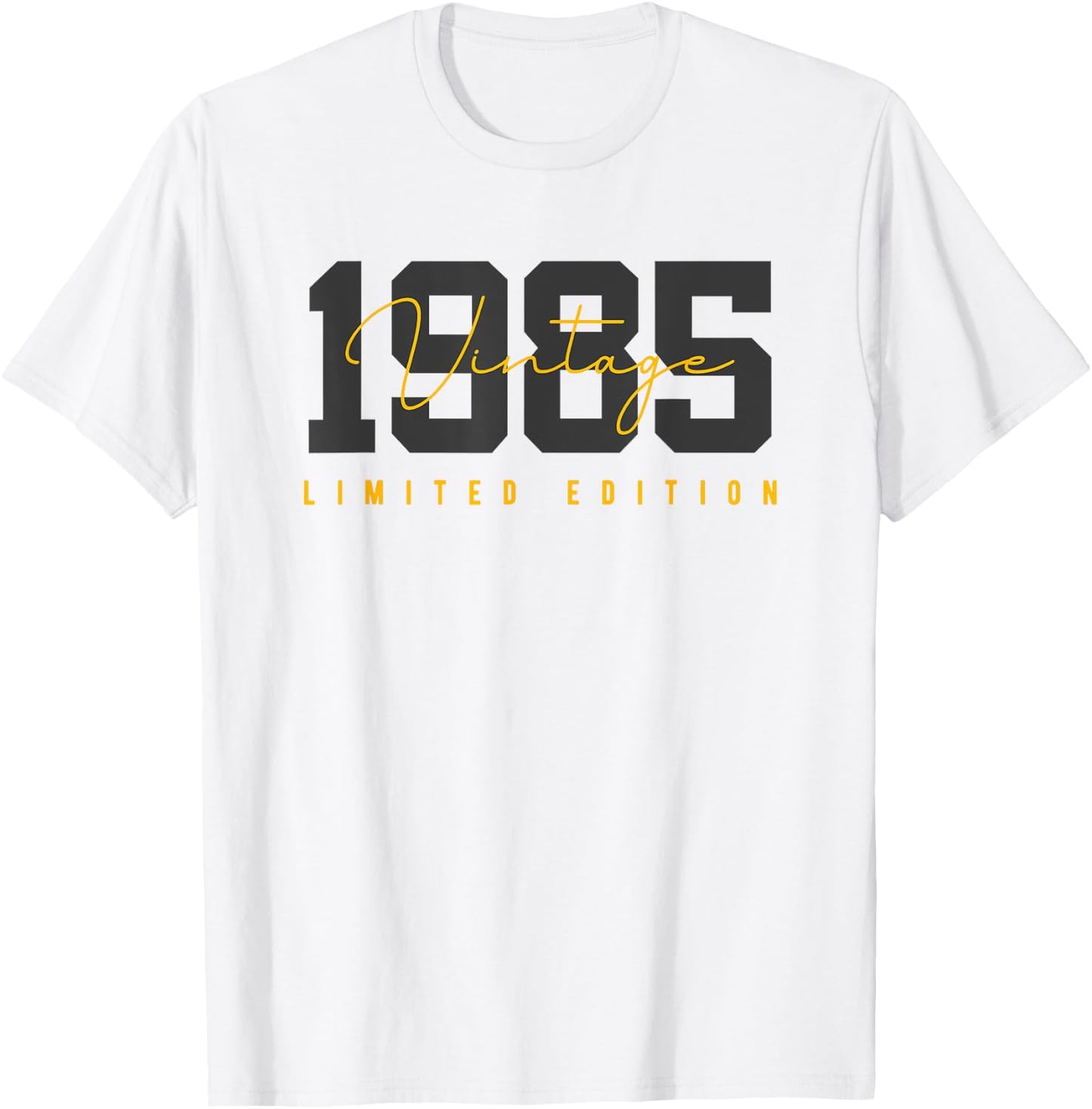 40th Birthday Vintage 40 Year Old Est 1985 LimitedEdition T-Shirt - T-Shirt | White
