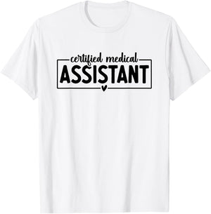 CMA Certified Medical Assistant Cool Design Men T-Shirt - T-Shirt | White