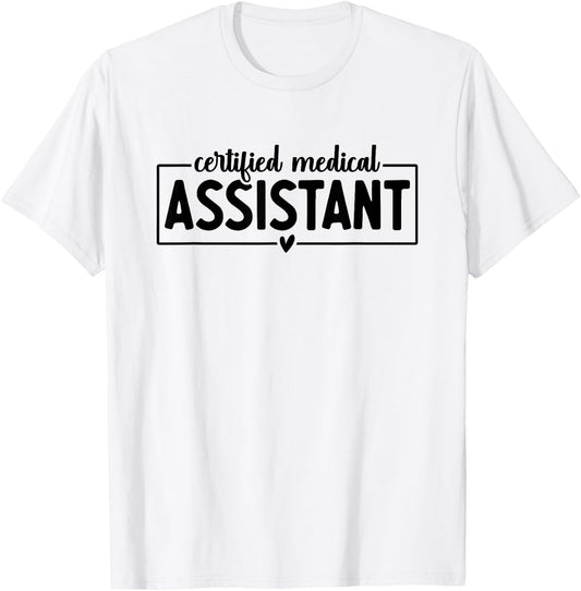 CMA Certified Medical Assistant Cool Design Men T-Shirt - T-Shirt | White
