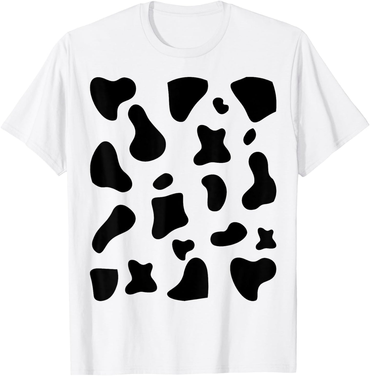Cow Print Halloween Costume Cow Animal T-Shirt - T-Shirt | White
