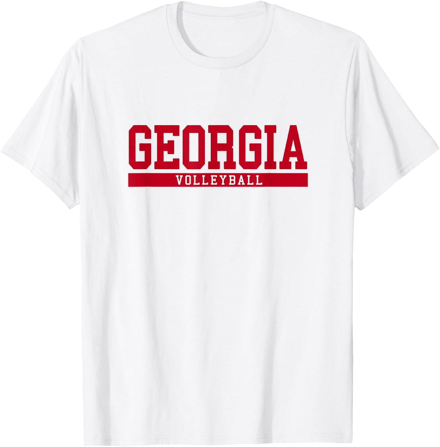 Georgia Volleyball T-Shirt - T-Shirt | White