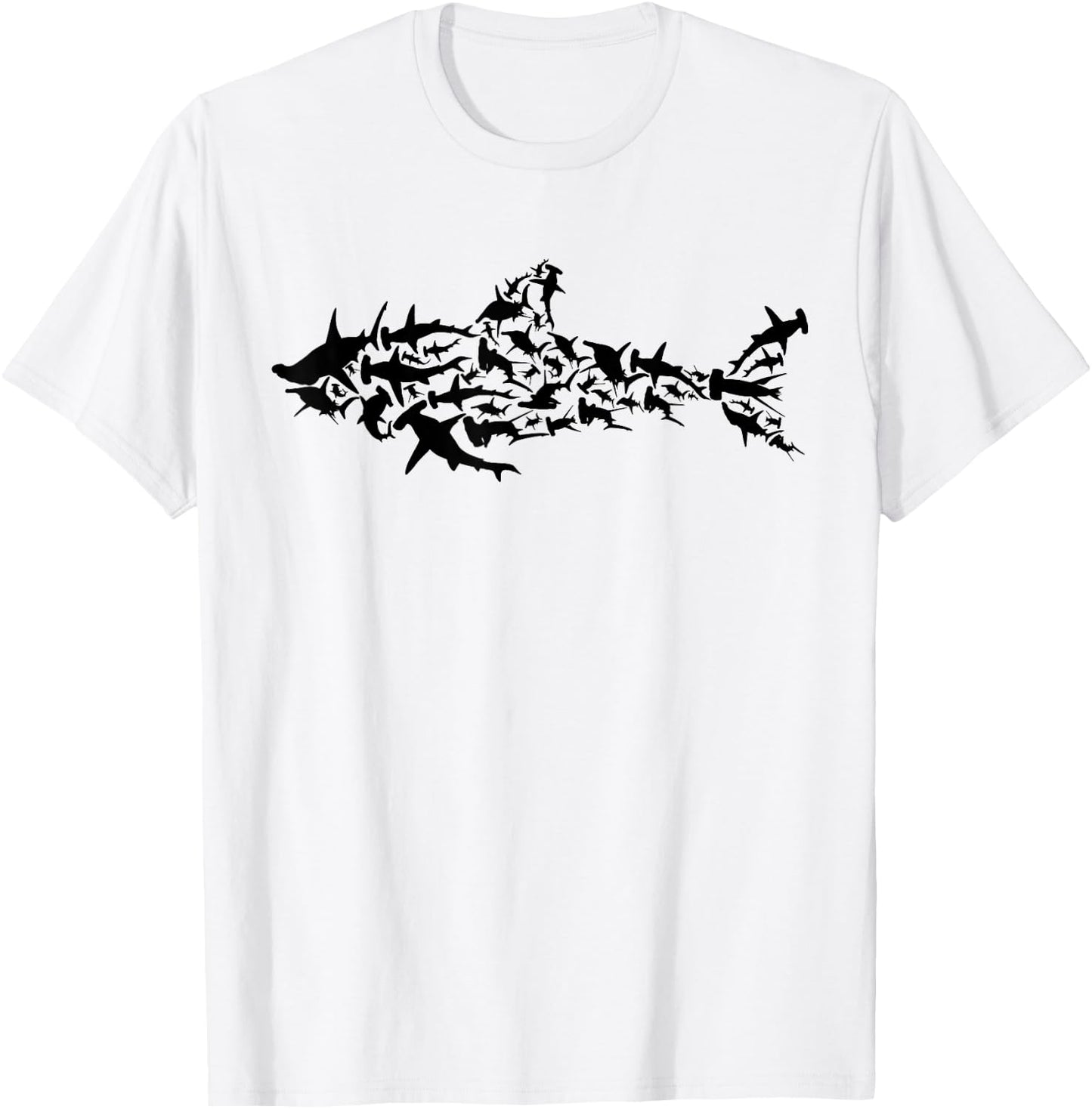 Shark Fish - Great White Shark Fishes Shark Fishing Shark T-Shirt - T-Shirt | White