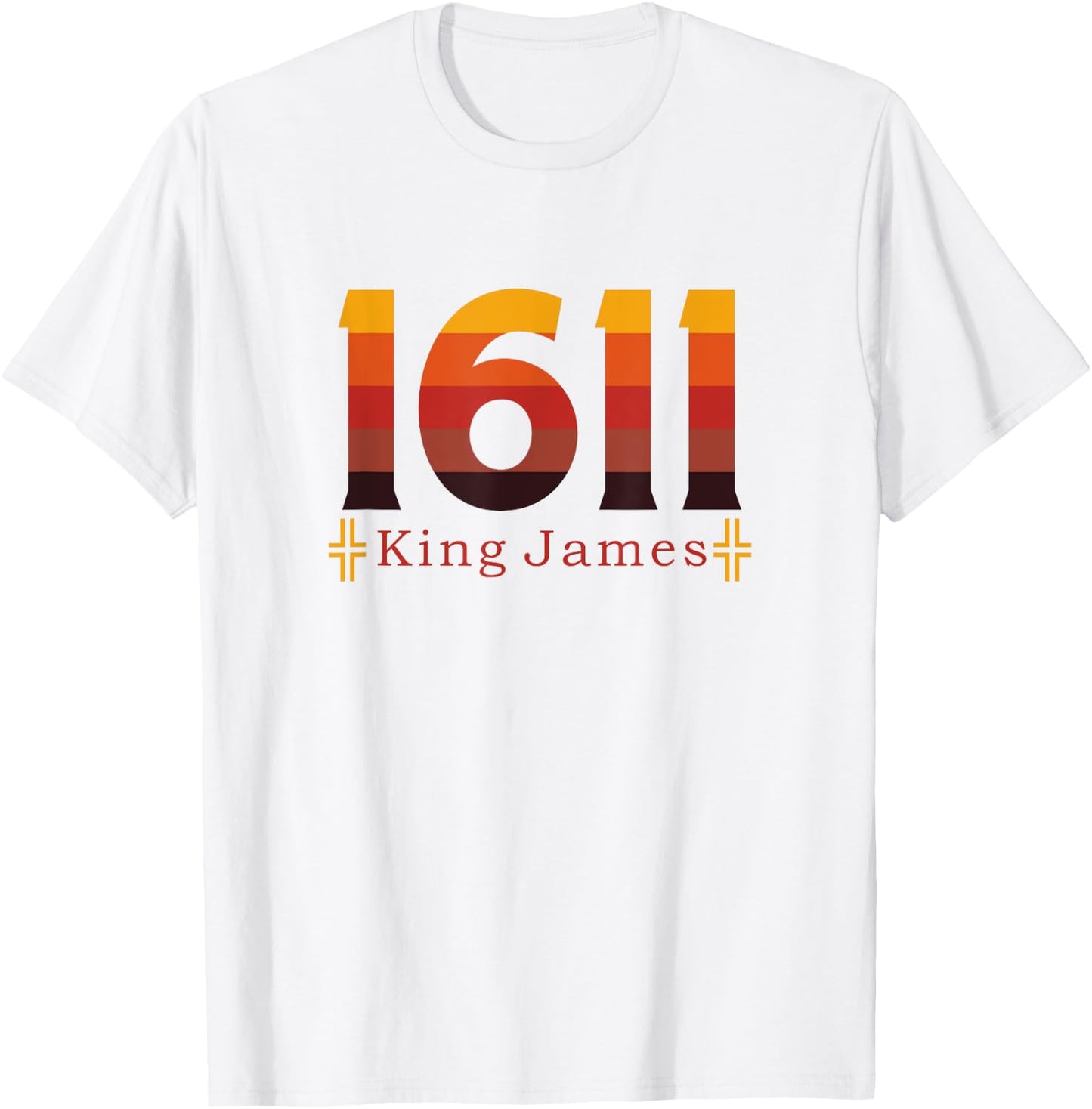1611 King James Bible KJV Christian Design Men Women T-Shirt - T-Shirt | White