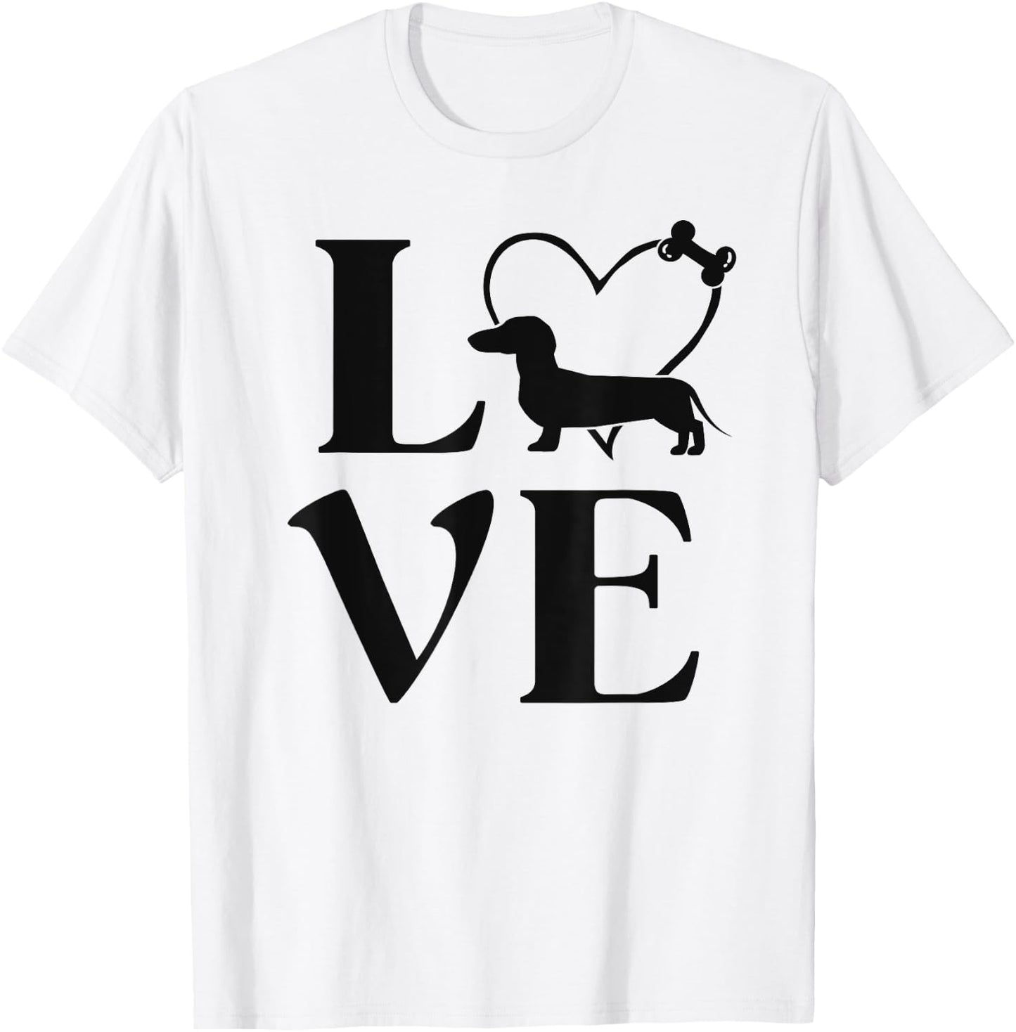 Dachshund Gifts Love Dogs Dog Mama T-Shirt - T-Shirt | White